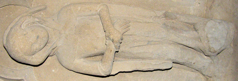 Germany Bad Munstereifel - St Chrysantheus and Daria Gotfried von Berheim 1335 weeper